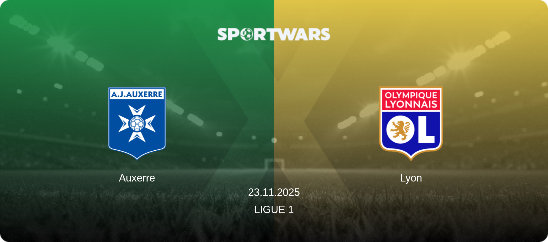 Auxerre — Lyon, 23.11.2025 — Ligue 1 (match preview)