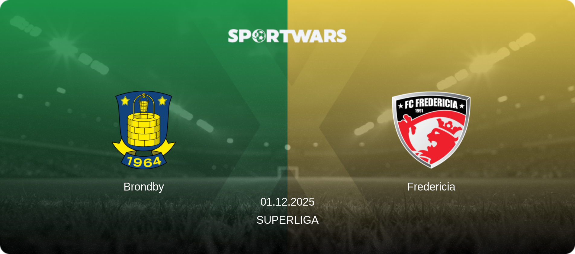 Brondby — Fredericia, 01.12.2025 — Superliga (match preview)