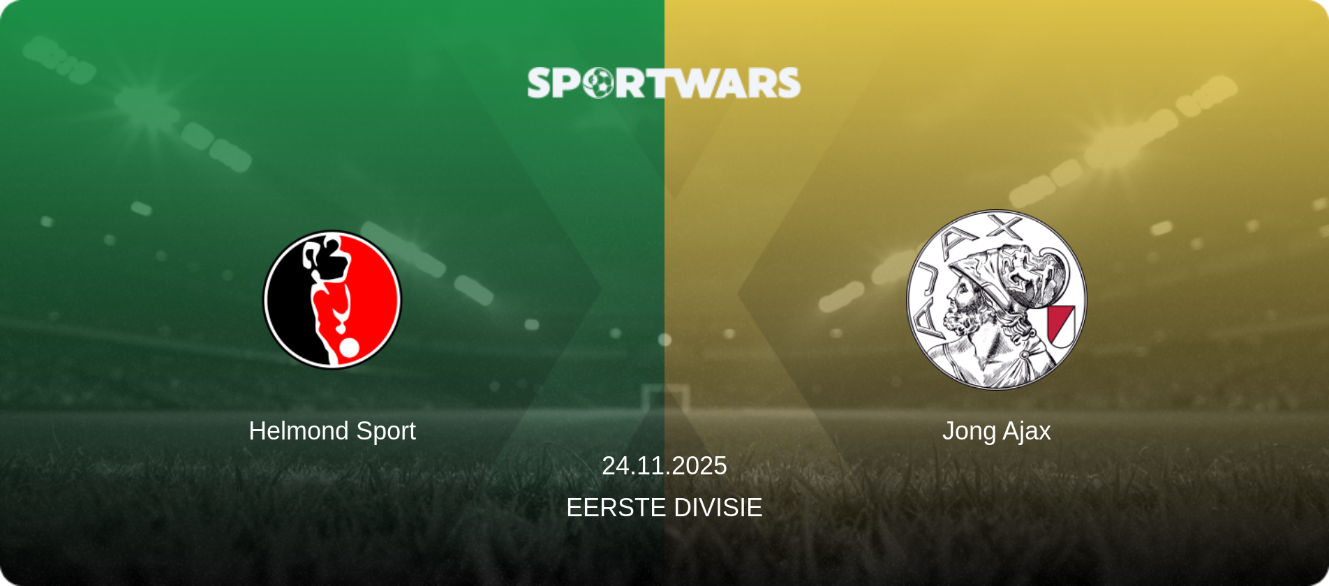 Helmond Sport — Jong Ajax, 24.11.2025 — Eerste Divisie (match preview)