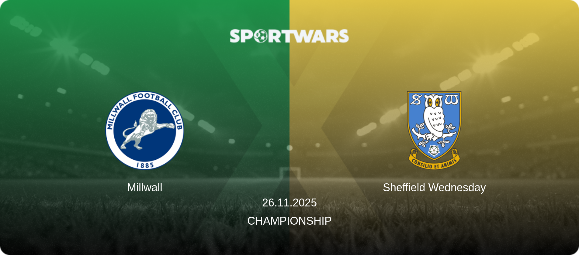 Millwall — Sheffield Wednesday, 26.11.2025 — Championship (match preview)