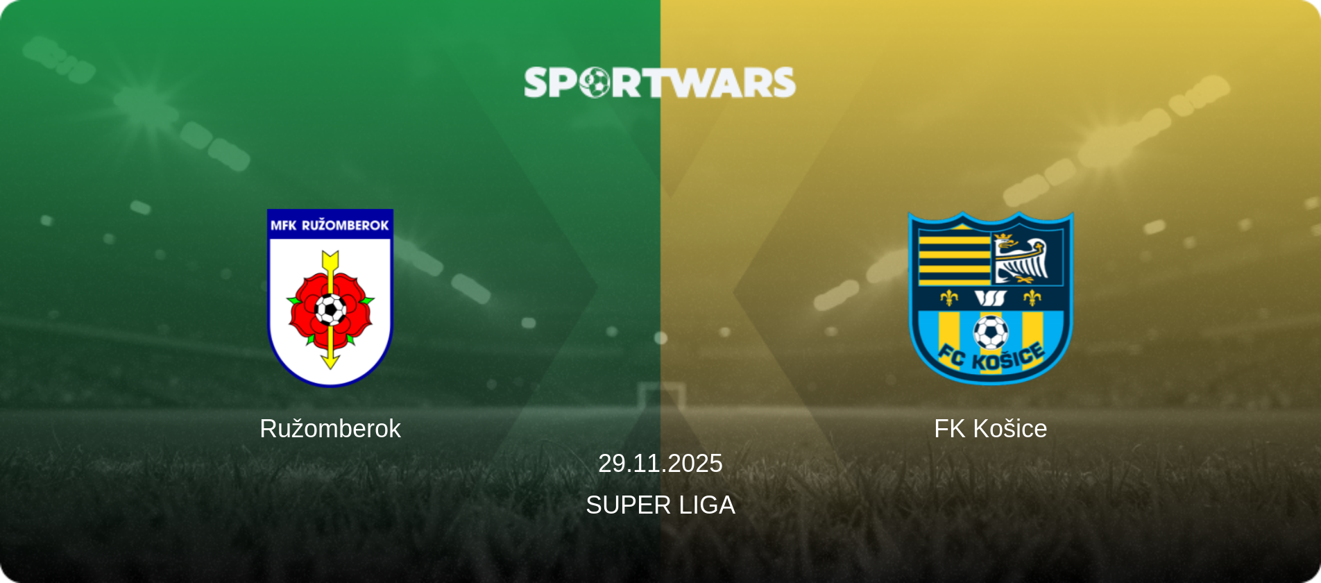 Ružomberok — FK Košice, 29.11.2025 — Super Liga (match preview)