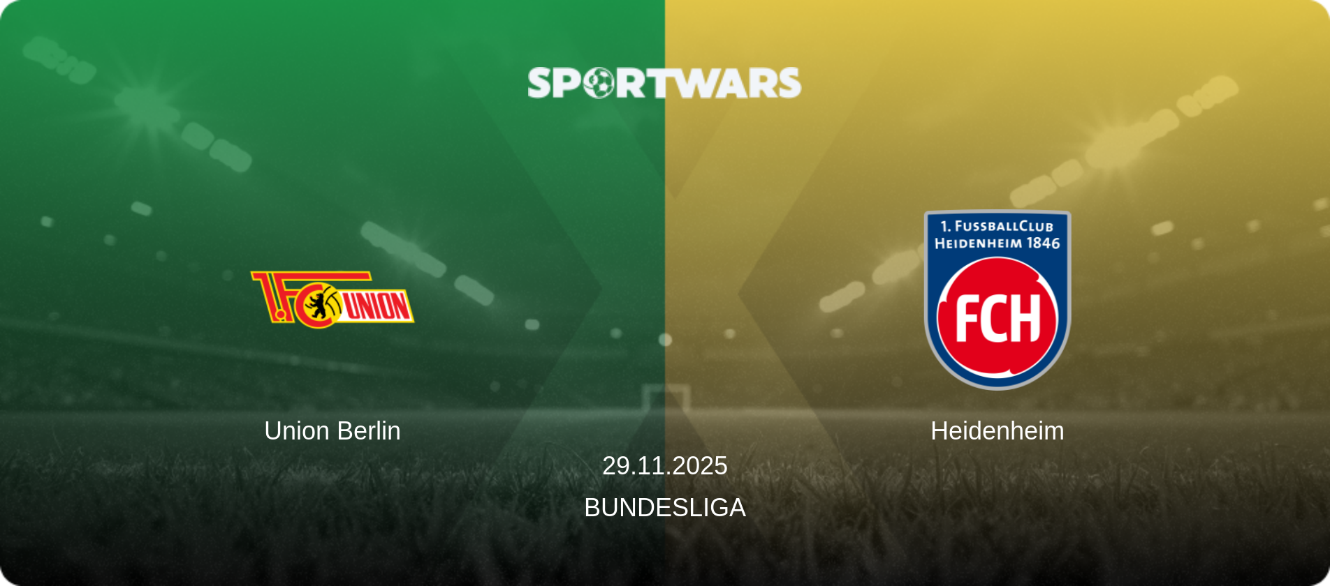 Union Berlin — Heidenheim, 29.11.2025 — Bundesliga (match preview)