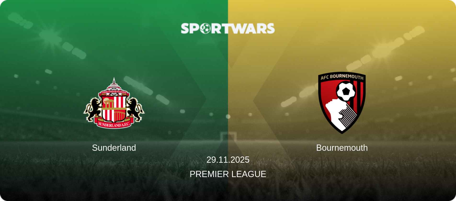 Sunderland — Bournemouth, 29.11.2025 — Premier League (match preview)