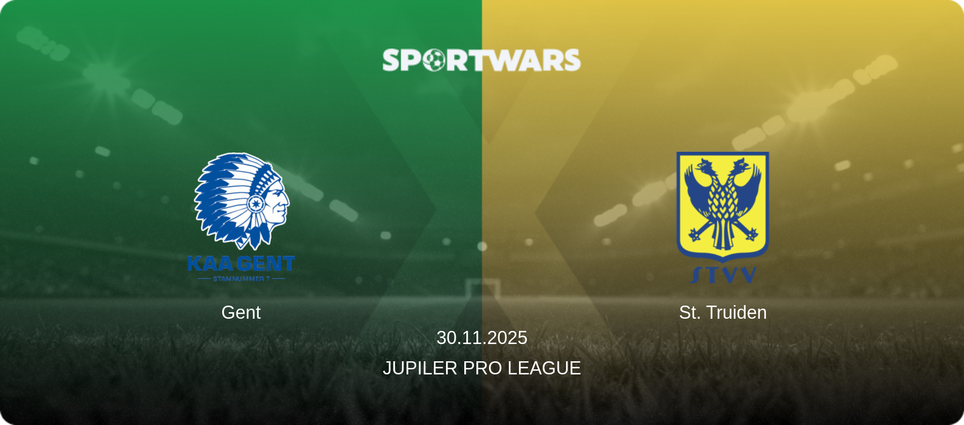 Gent — St. Truiden, 30.11.2025 — Jupiler Pro League (match preview)