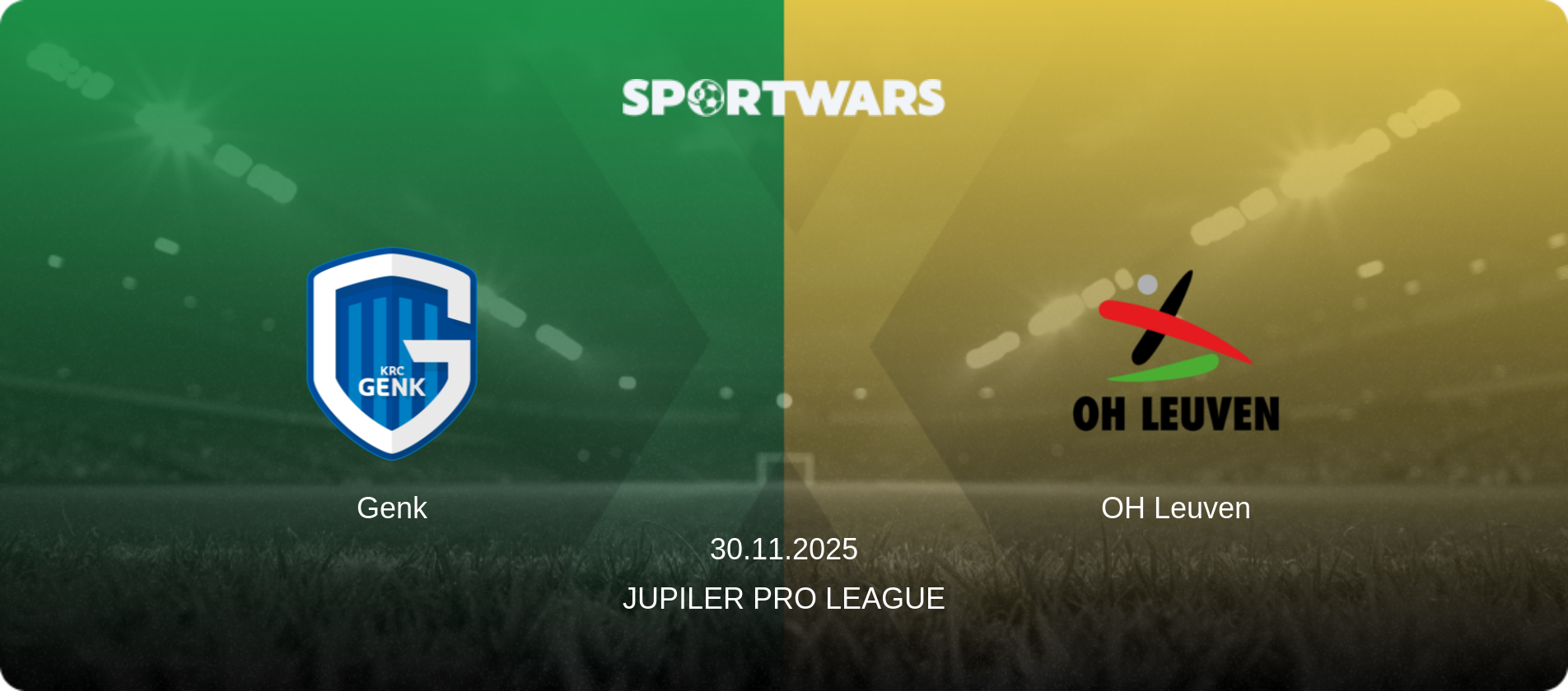 Genk — OH Leuven, 30.11.2025 — Jupiler Pro League (match preview)