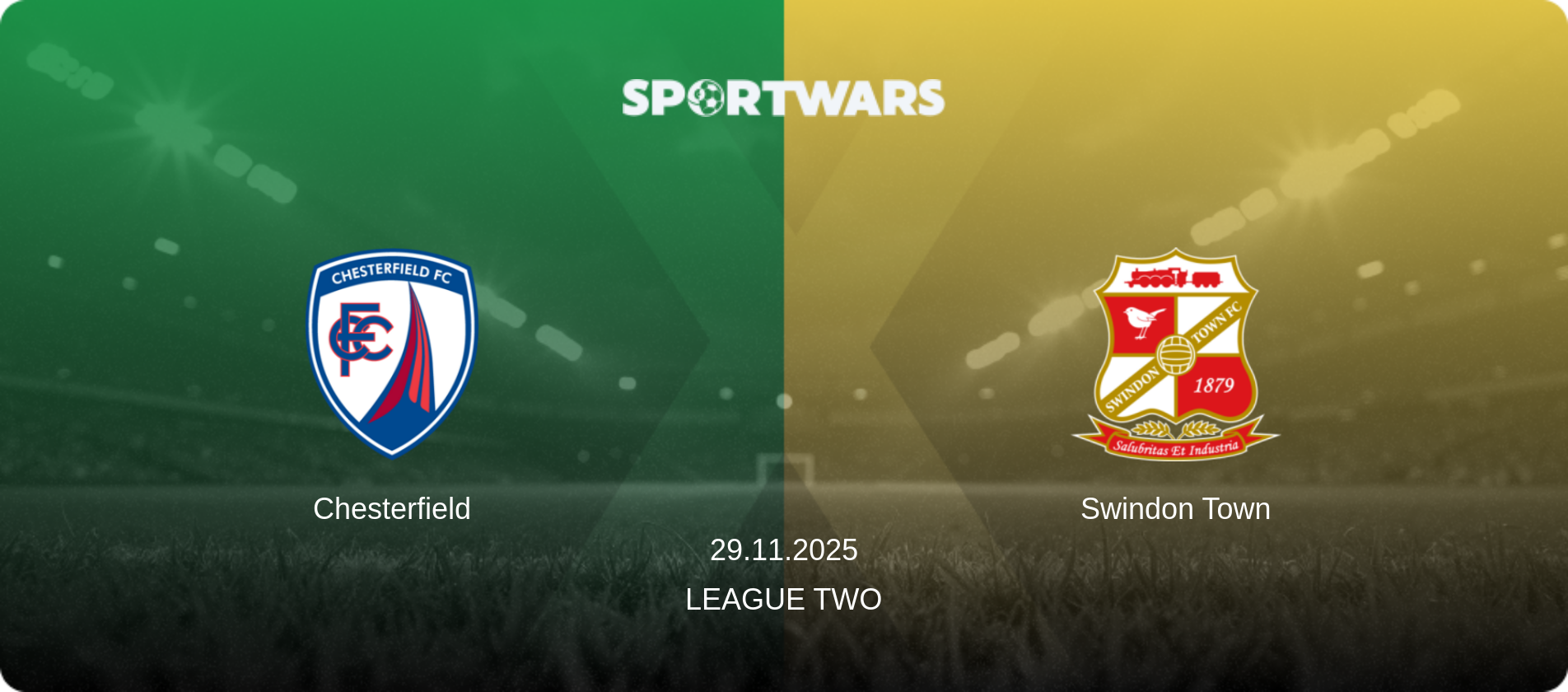 Chesterfield — Swindon Town, 29.11.2025 — League Two (match preview)