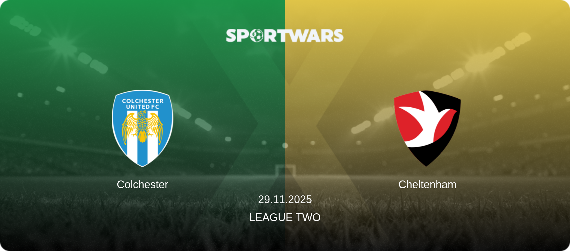 Colchester — Cheltenham, 29.11.2025 — League Two (match preview)