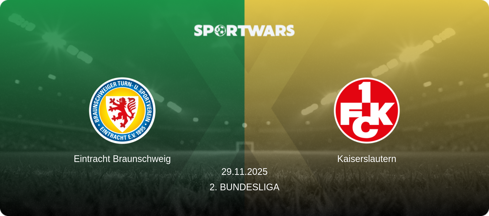 Eintracht Braunschweig — Kaiserslautern, 29.11.2025 — 2. Bundesliga (match preview)