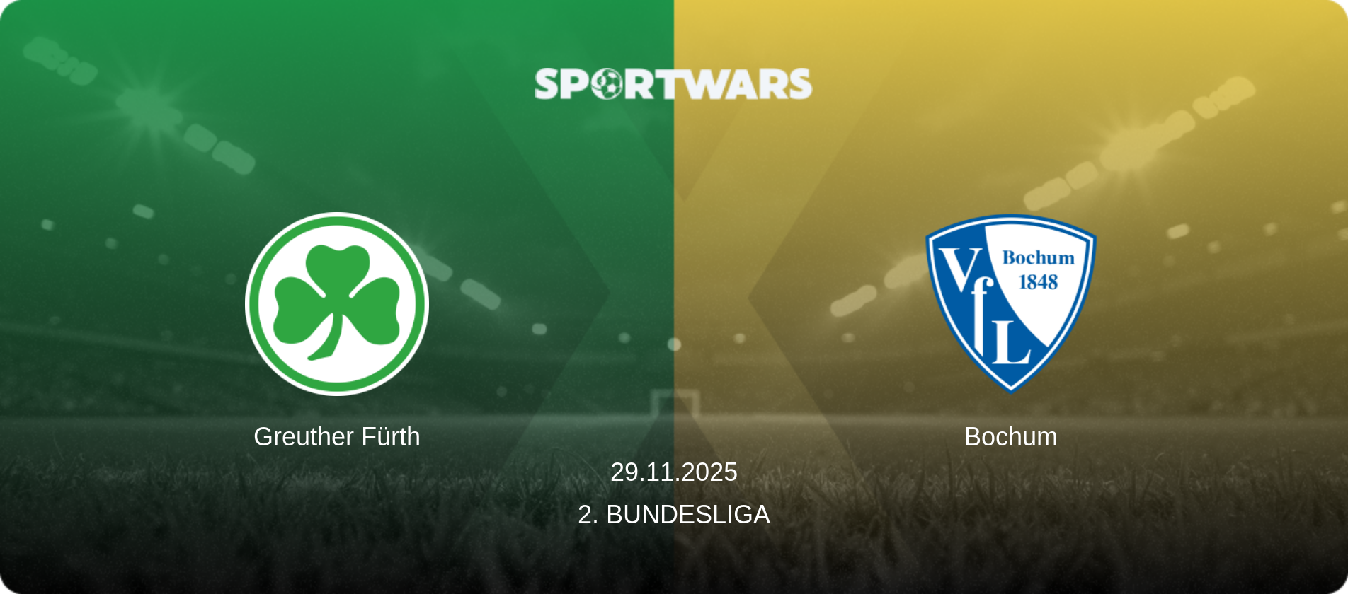 Greuther Fürth — Bochum, 29.11.2025 — 2. Bundesliga (match preview)