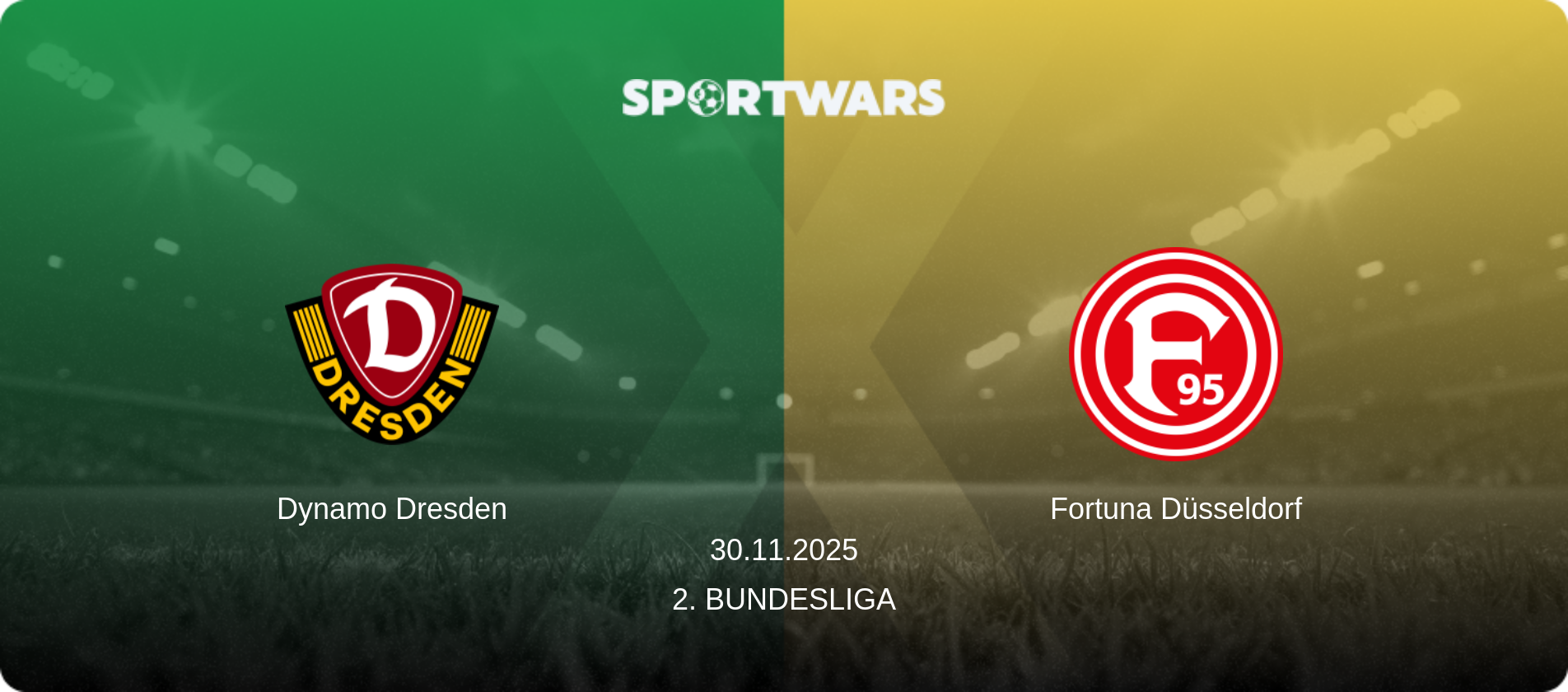Dynamo Dresden — Fortuna Düsseldorf, 30.11.2025 — 2. Bundesliga (match preview)