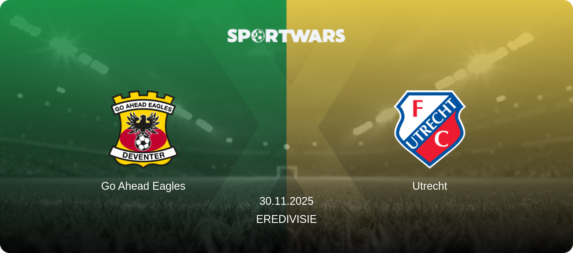 Go Ahead Eagles — Utrecht, 30.11.2025 — Eredivisie (match preview)