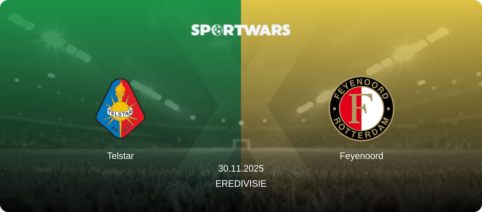 Telstar — Feyenoord, 30.11.2025 — Eredivisie (match preview)