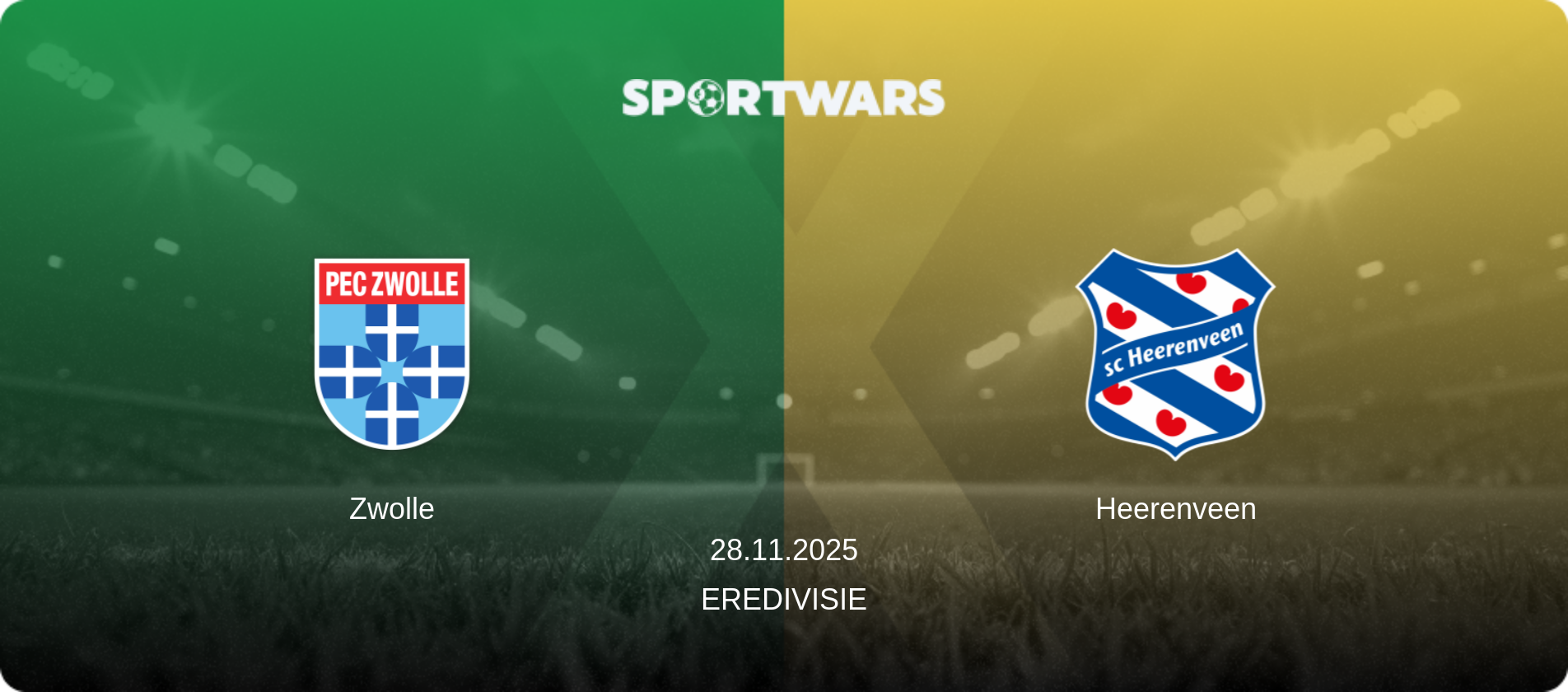Zwolle — Heerenveen, 28.11.2025 — Eredivisie (match preview)