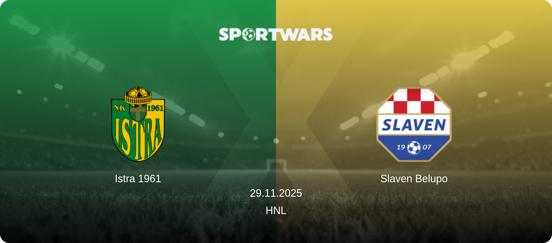 Istra 1961 — Slaven Belupo, 29.11.2025 — HNL (match preview)