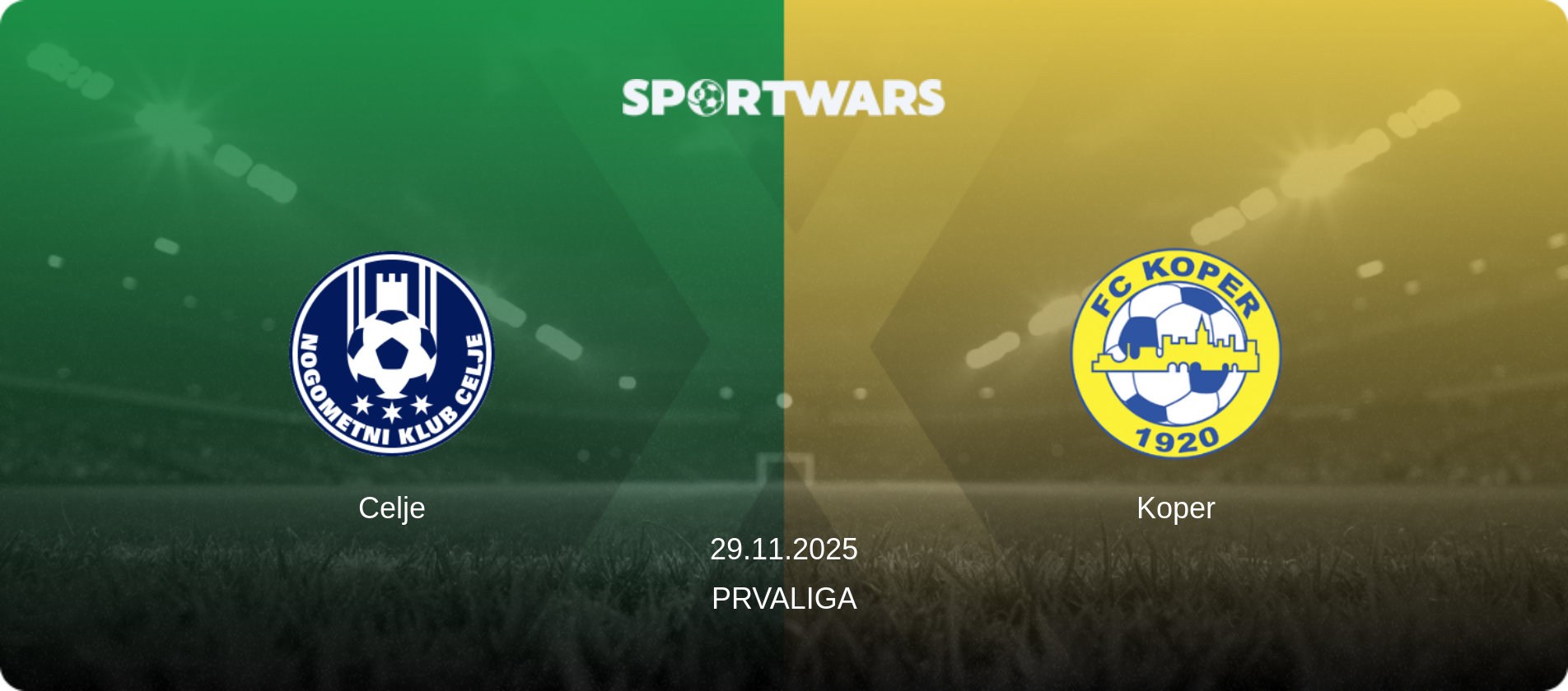 Celje — Koper, 29.11.2025 — PrvaLiga (match preview)