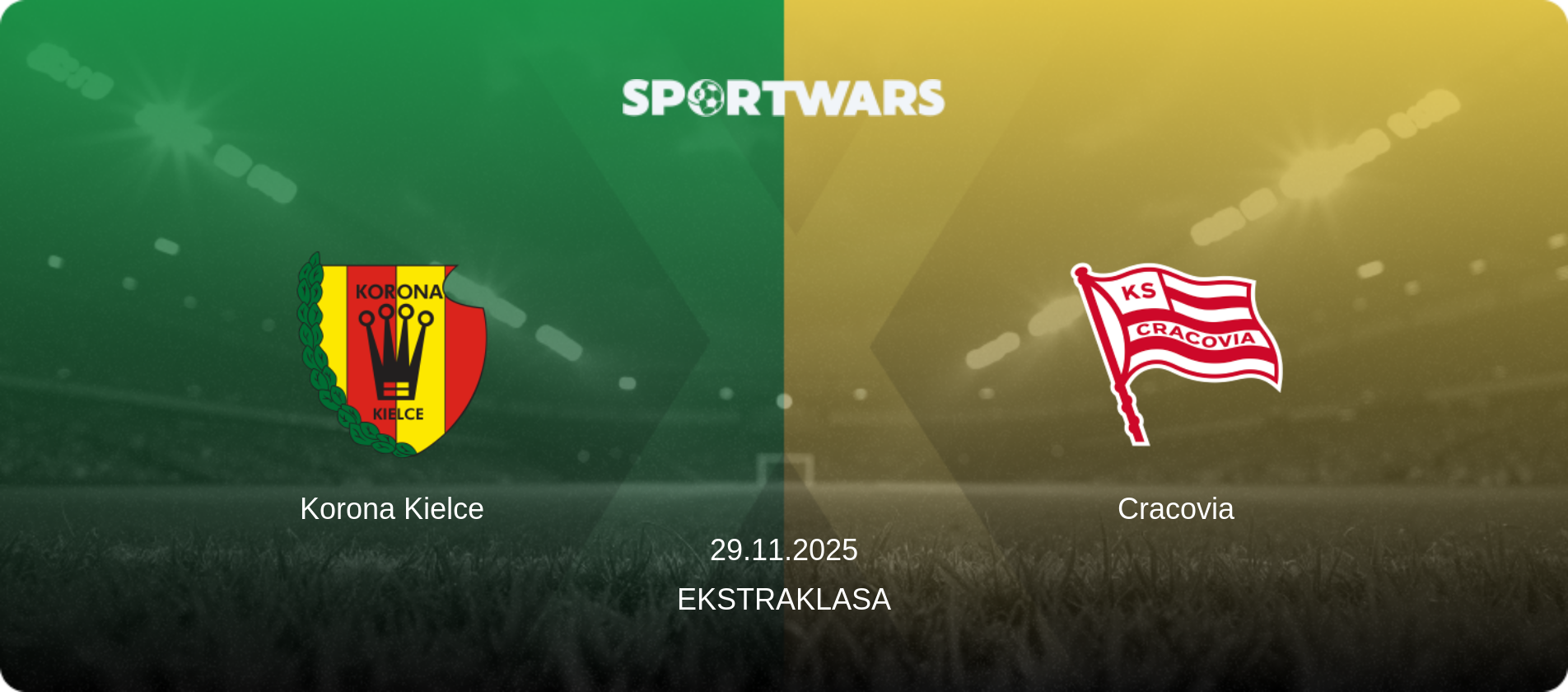 Korona Kielce — Cracovia, 29.11.2025 — Ekstraklasa (match preview)