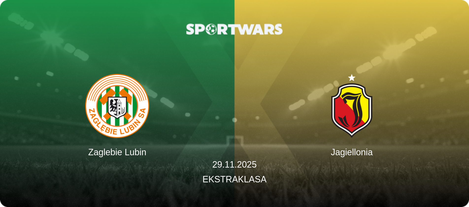 Zaglebie Lubin — Jagiellonia, 29.11.2025 — Ekstraklasa (match preview)
