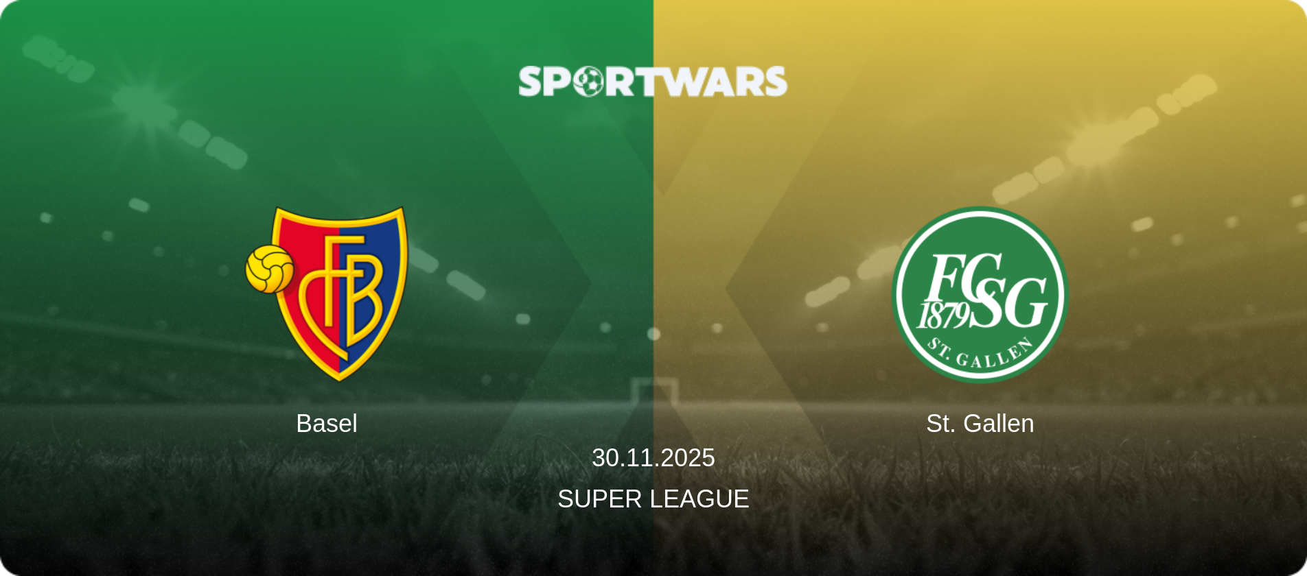 Basel — St. Gallen, 30.11.2025 — Super League (match preview)