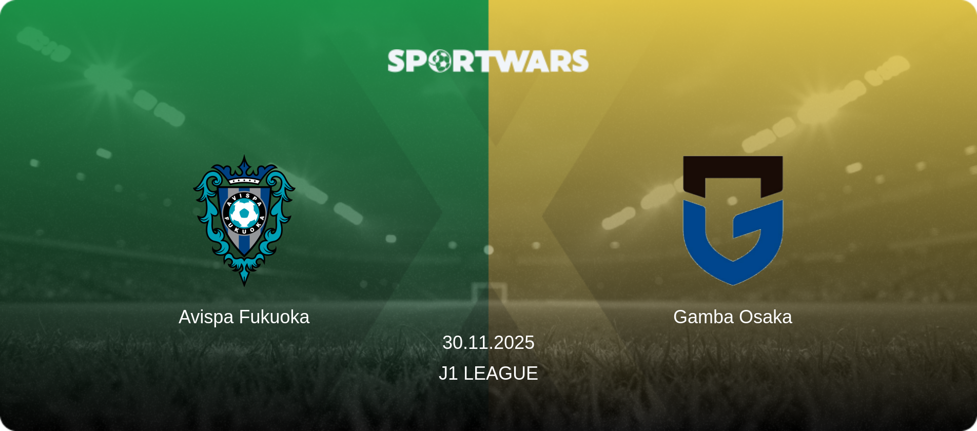 Avispa Fukuoka — Gamba Osaka, 30.11.2025 — J1 League (match preview)