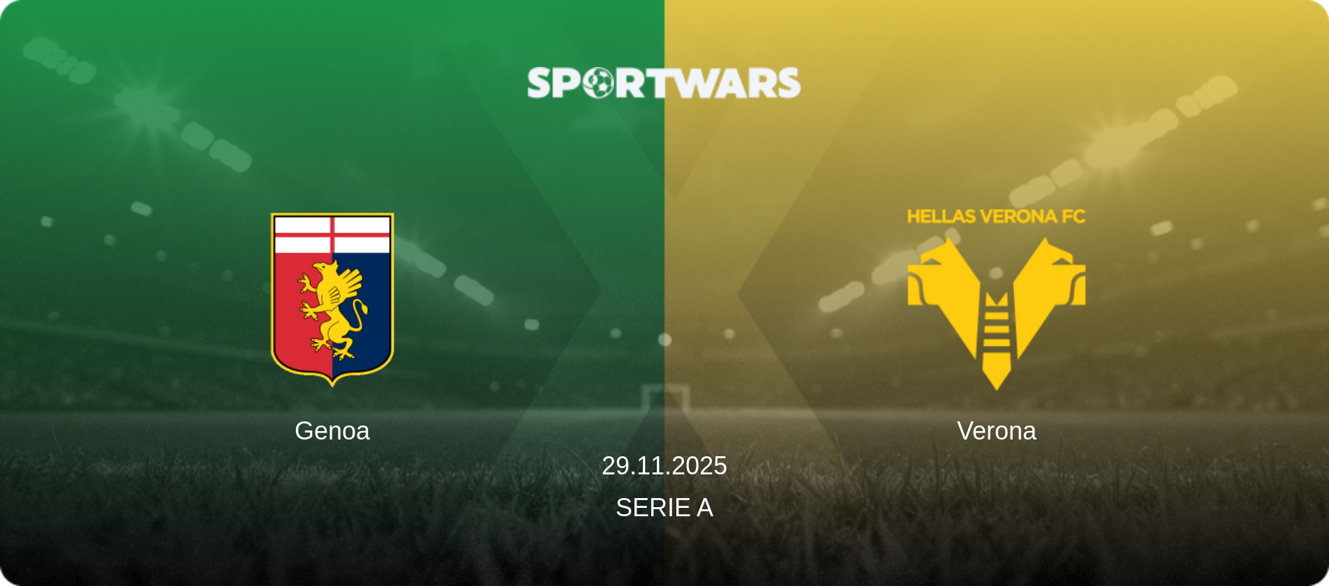 Genoa — Verona, 29.11.2025 — Serie A (match preview)