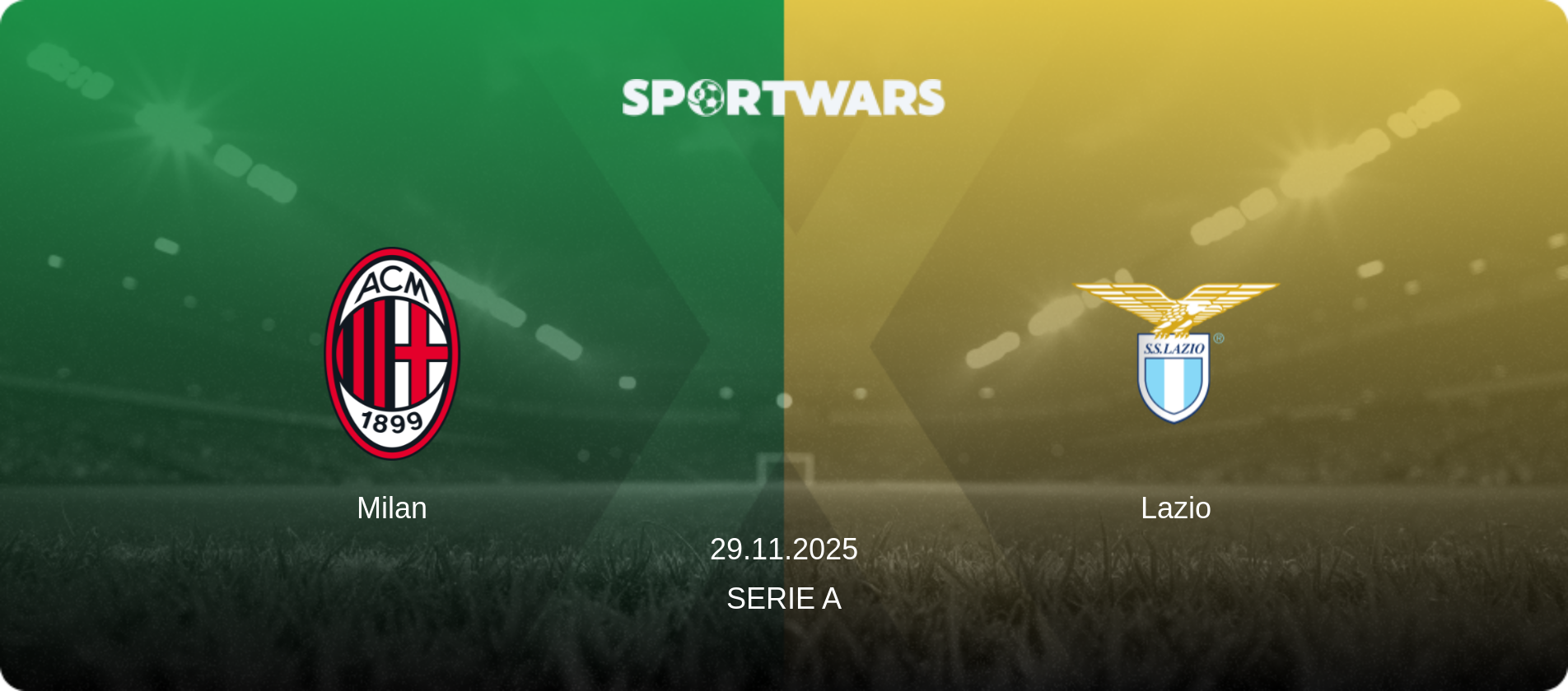 Milan — Lazio, 29.11.2025 — Serie A (match preview)