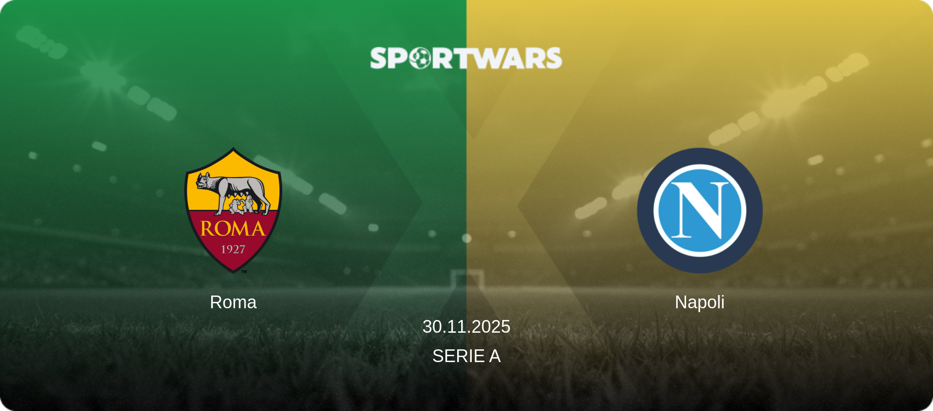 Roma — Napoli, 30.11.2025 — Serie A (match preview)
