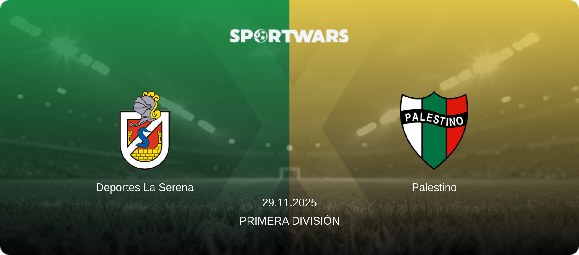 Deportes La Serena — Palestino, 29.11.2025 — Primera División (match preview)