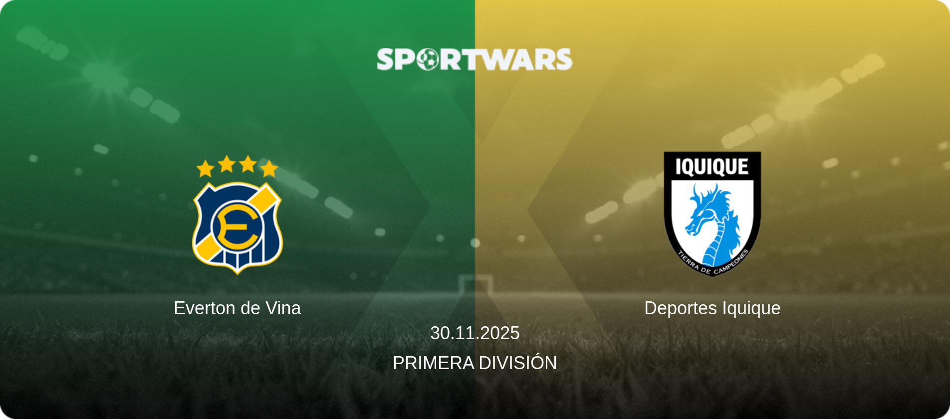 Everton de Vina — Deportes Iquique, 30.11.2025 — Primera División (match preview)