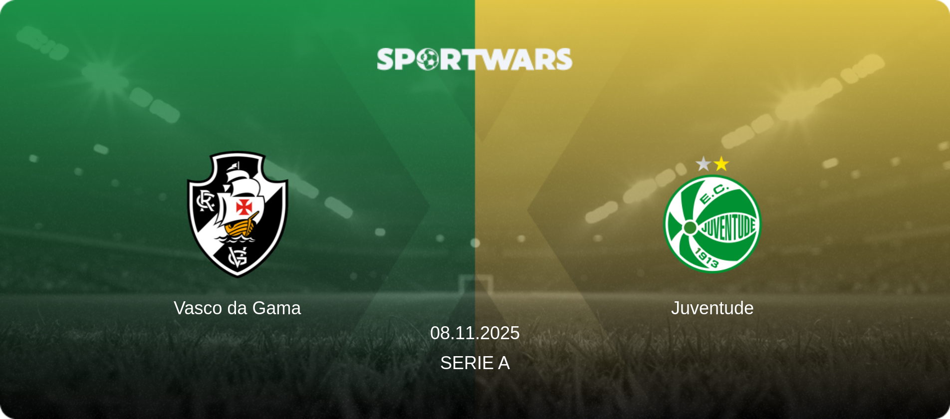 Vasco da Gama — Juventude, 08.11.2025 — Serie A (match preview)