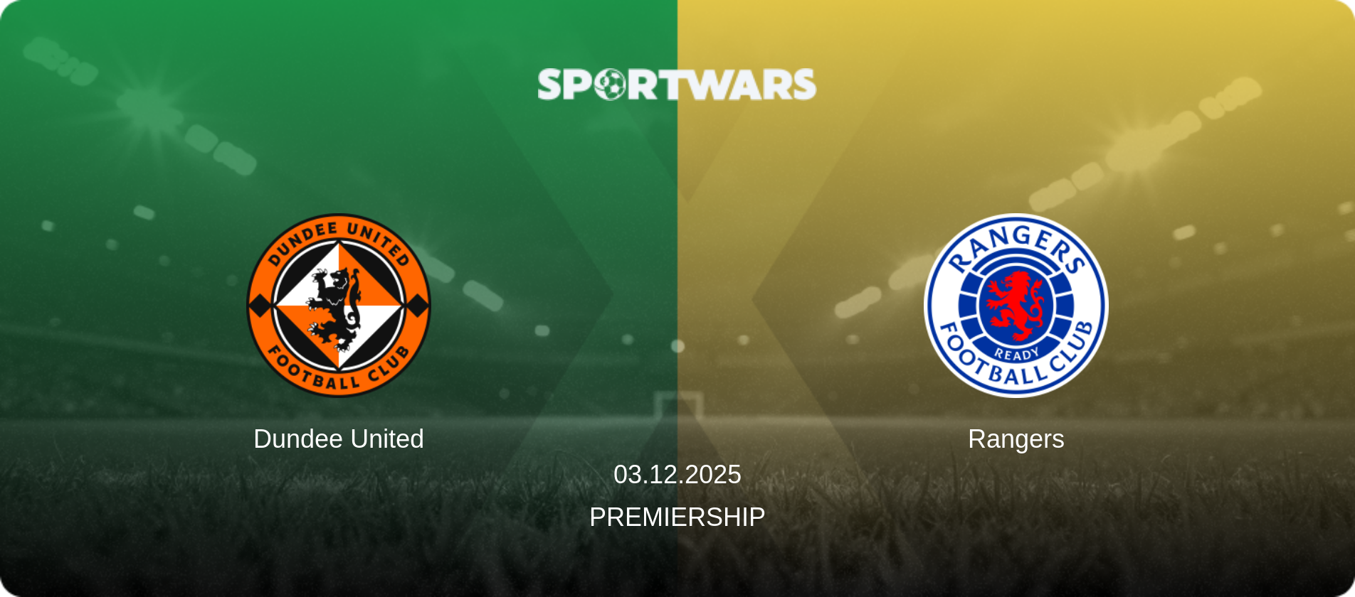 Dundee United — Rangers, 03.12.2025 — Premiership (match preview)
