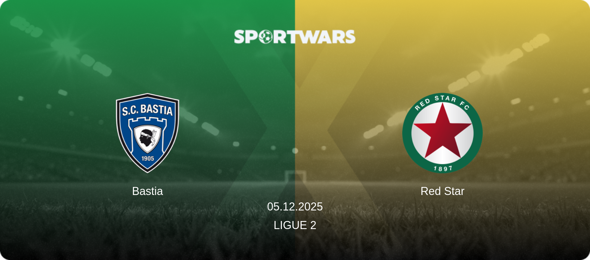 Bastia — Red Star, 05.12.2025 — Ligue 2 (match preview)