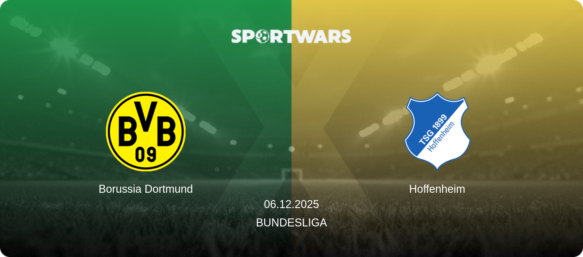 Borussia Dortmund — Hoffenheim, 06.12.2025 — Bundesliga (match preview)