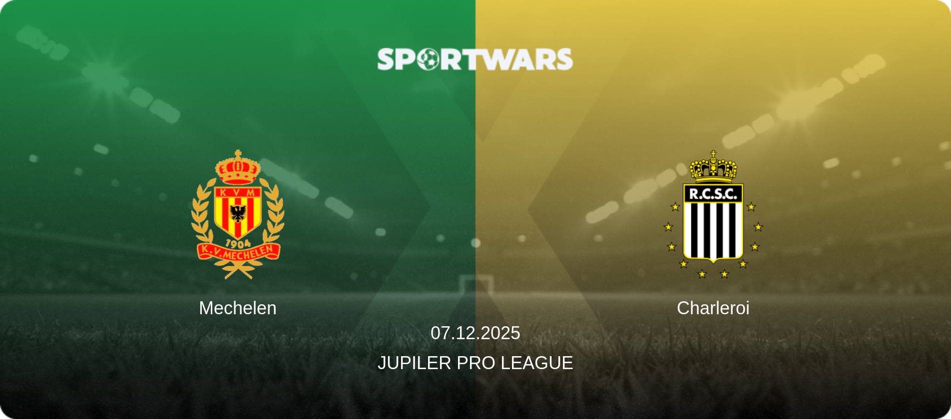 Mechelen — Charleroi, 07.12.2025 — Jupiler Pro League (match preview)