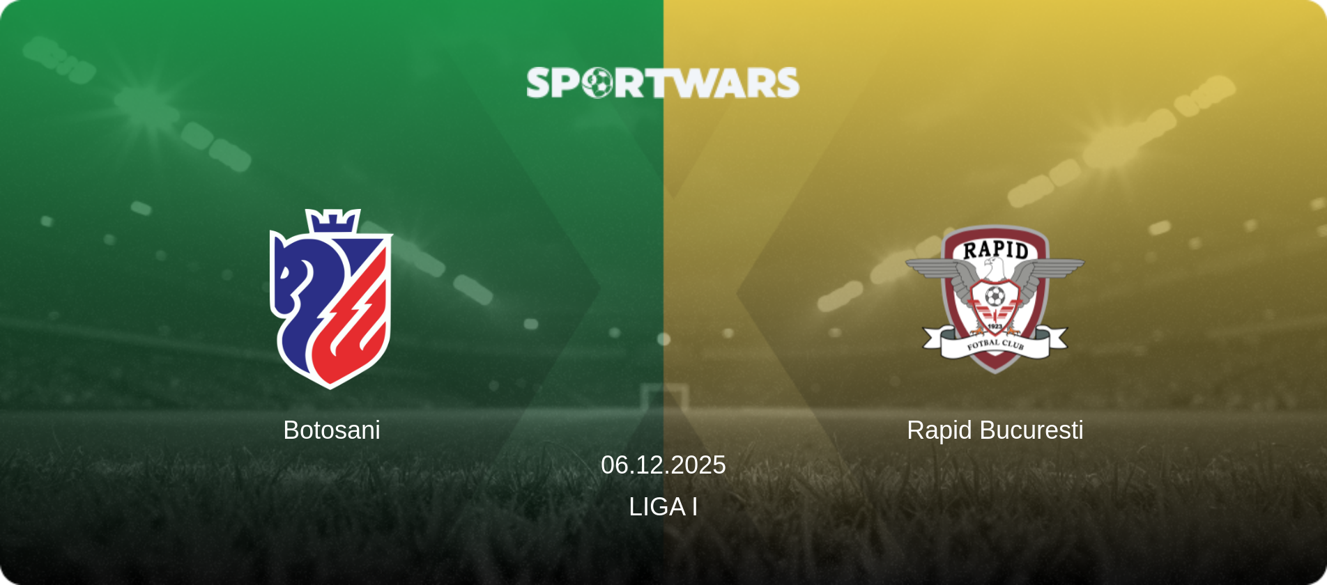 Botosani — Rapid Bucuresti, 06.12.2025 — Liga I (match preview)