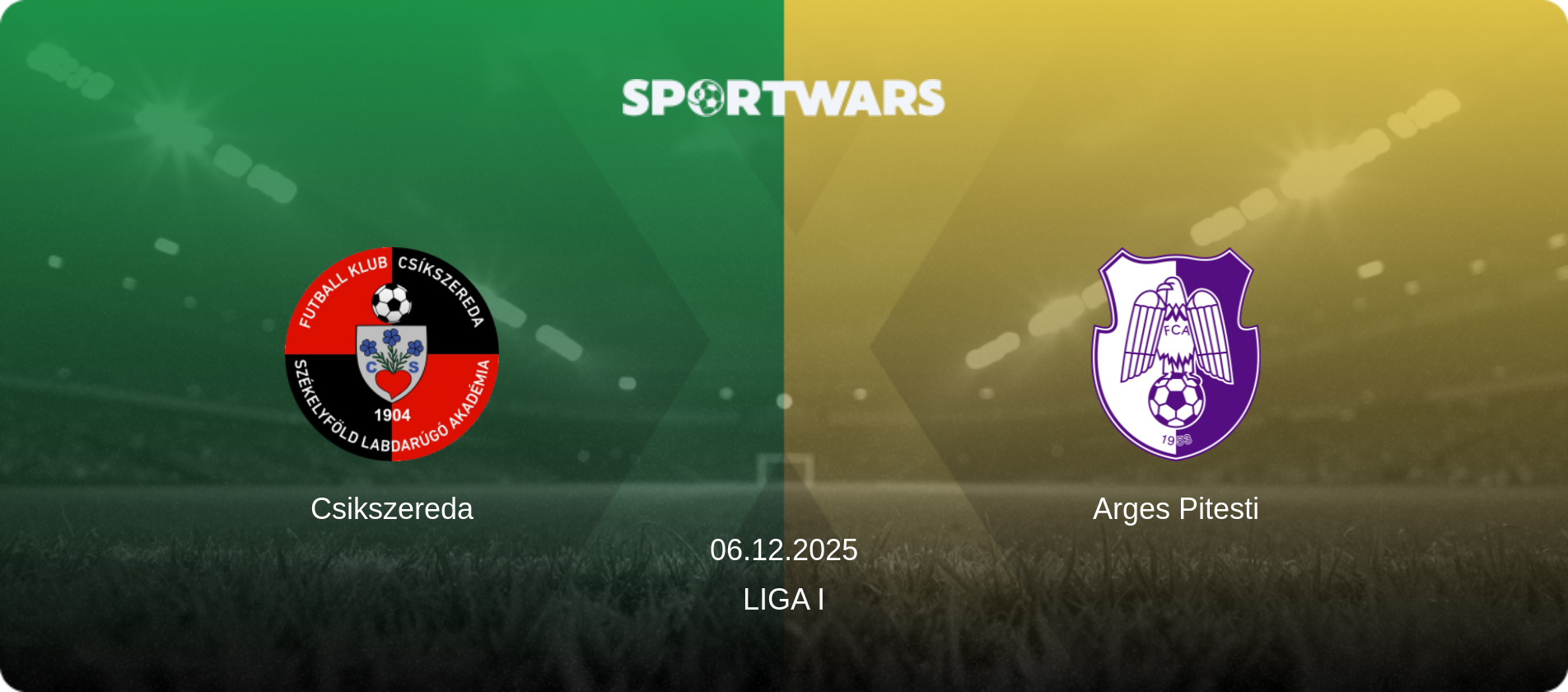 Csikszereda — Arges Pitesti, 06.12.2025 — Liga I (match preview)