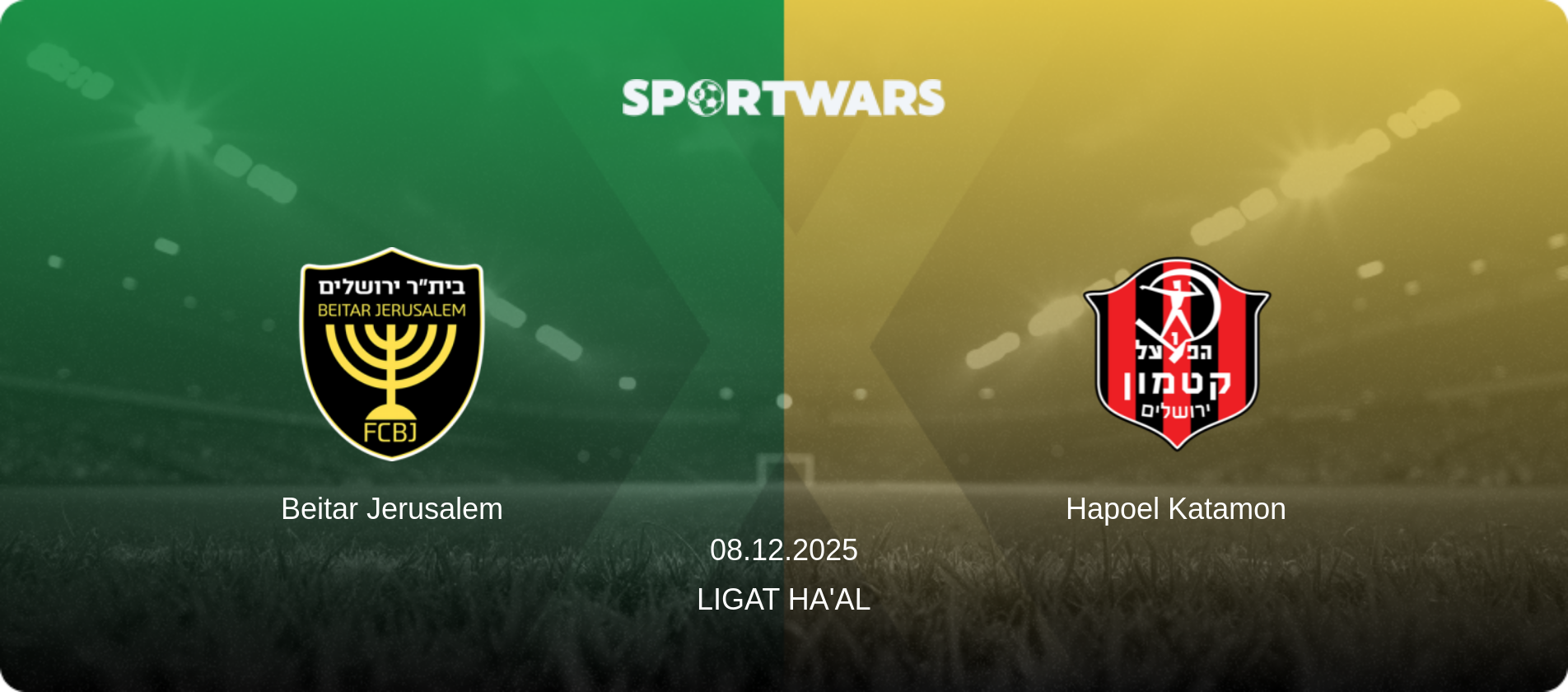 Beitar Jerusalem — Hapoel Katamon, 08.12.2025 — Ligat Ha'al (match preview)