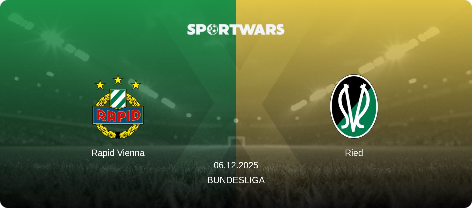 Rapid Vienna — Ried, 06.12.2025 — Bundesliga (match preview)