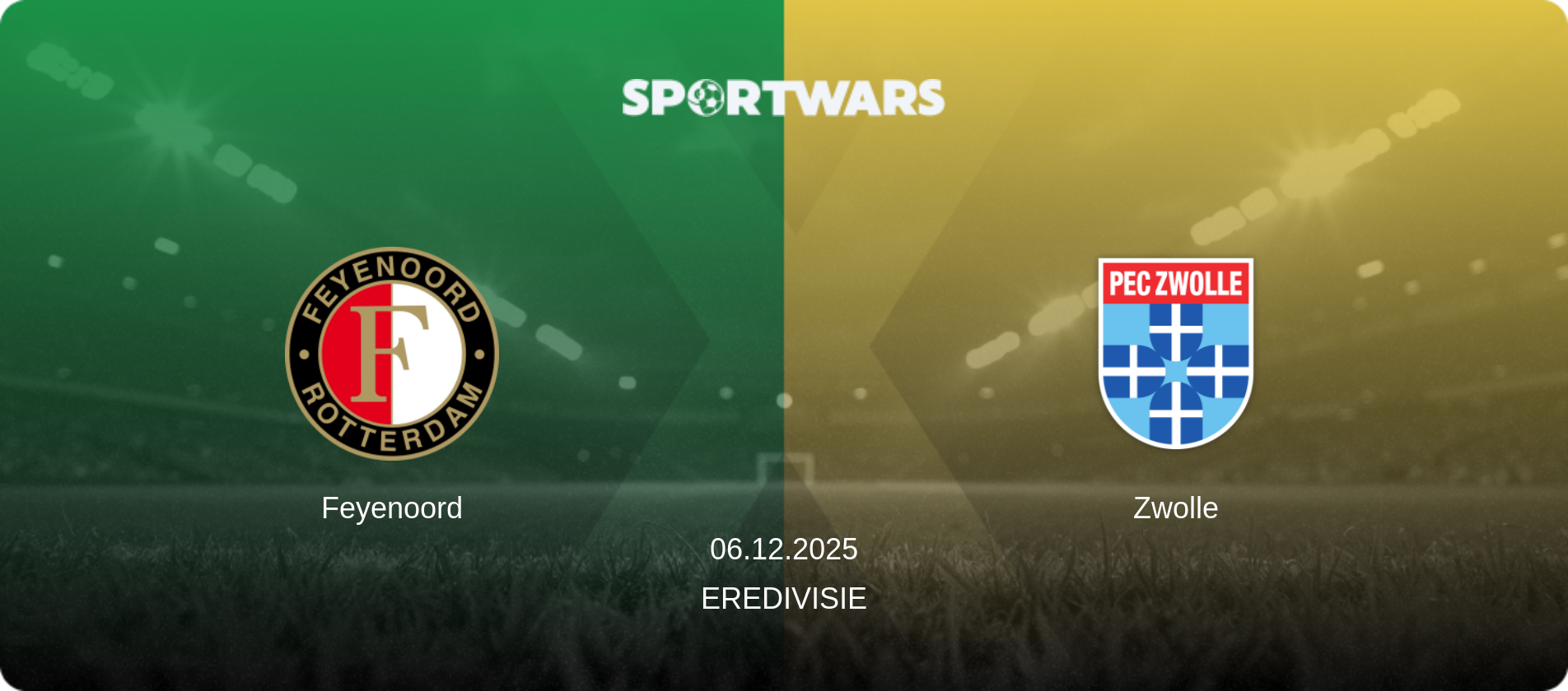 Feyenoord — Zwolle, 06.12.2025 — Eredivisie (match preview)
