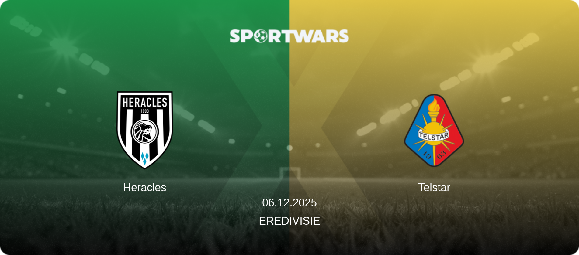 Heracles — Telstar, 06.12.2025 — Eredivisie (match preview)