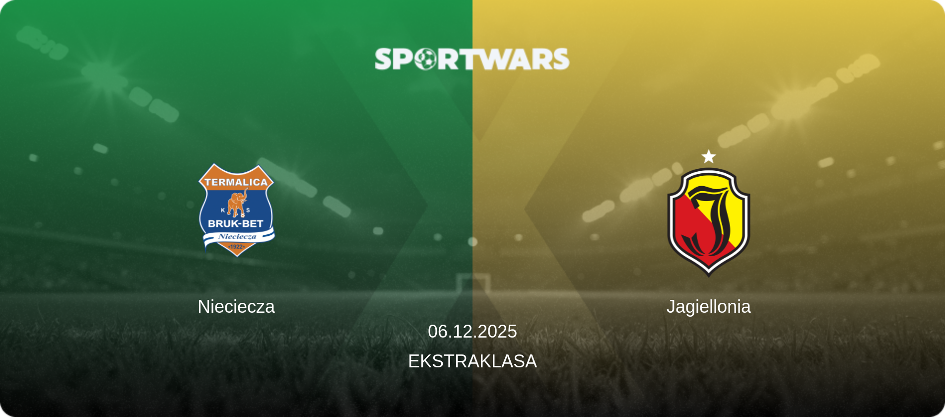 Nieciecza — Jagiellonia, 06.12.2025 — Ekstraklasa (match preview)