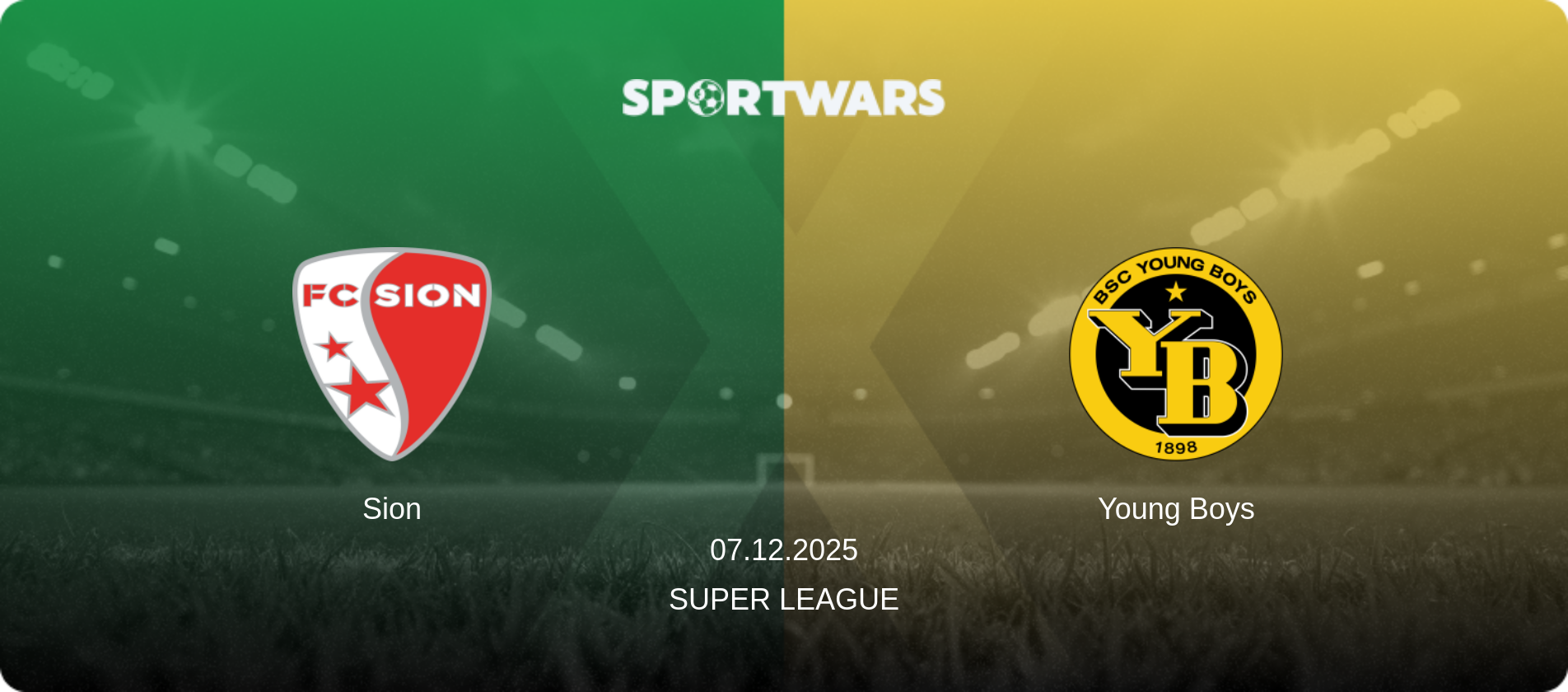 Sion — Young Boys, 07.12.2025 — Super League (match preview)