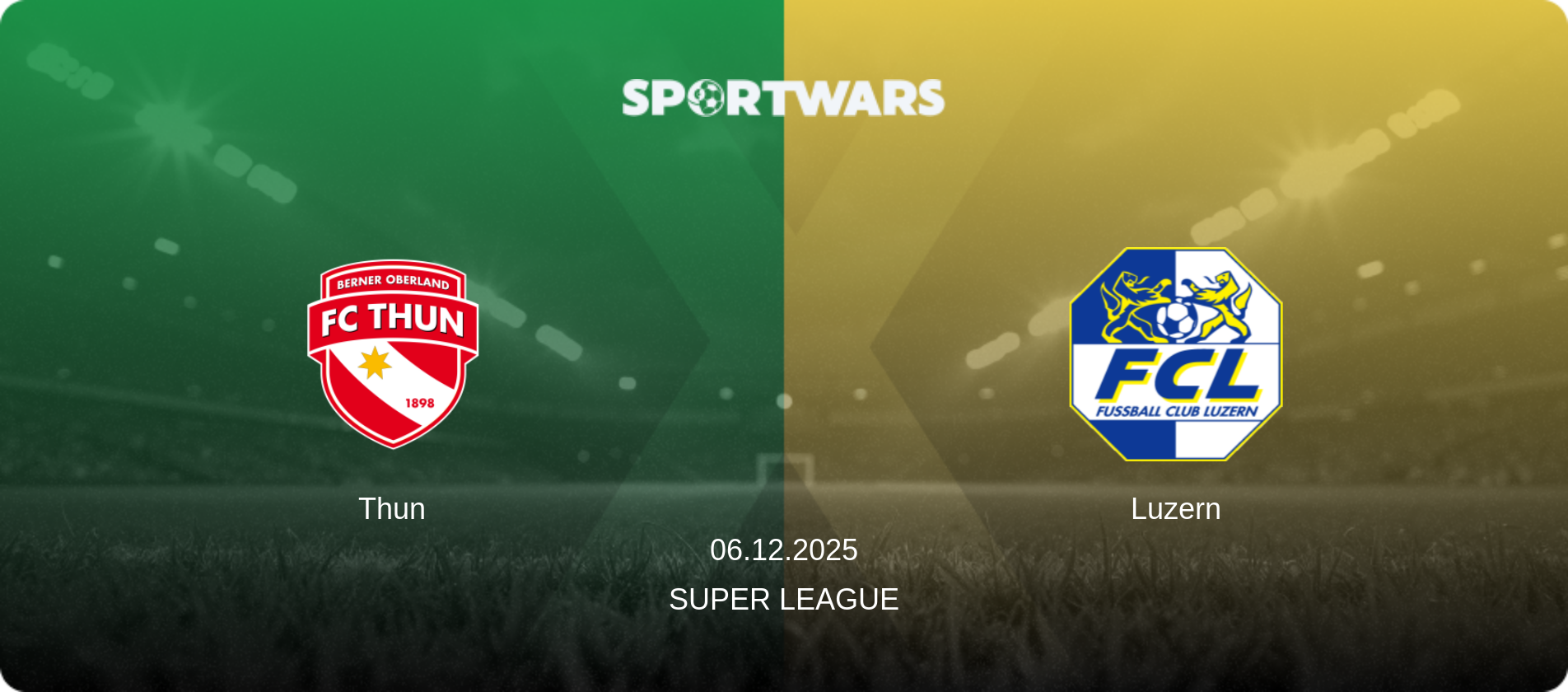 Thun — Luzern, 06.12.2025 — Super League (match preview)