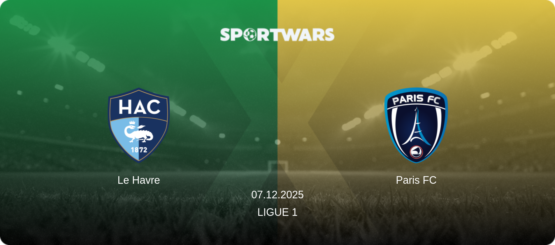 Le Havre — Paris FC, 07.12.2025 — Ligue 1 (match preview)