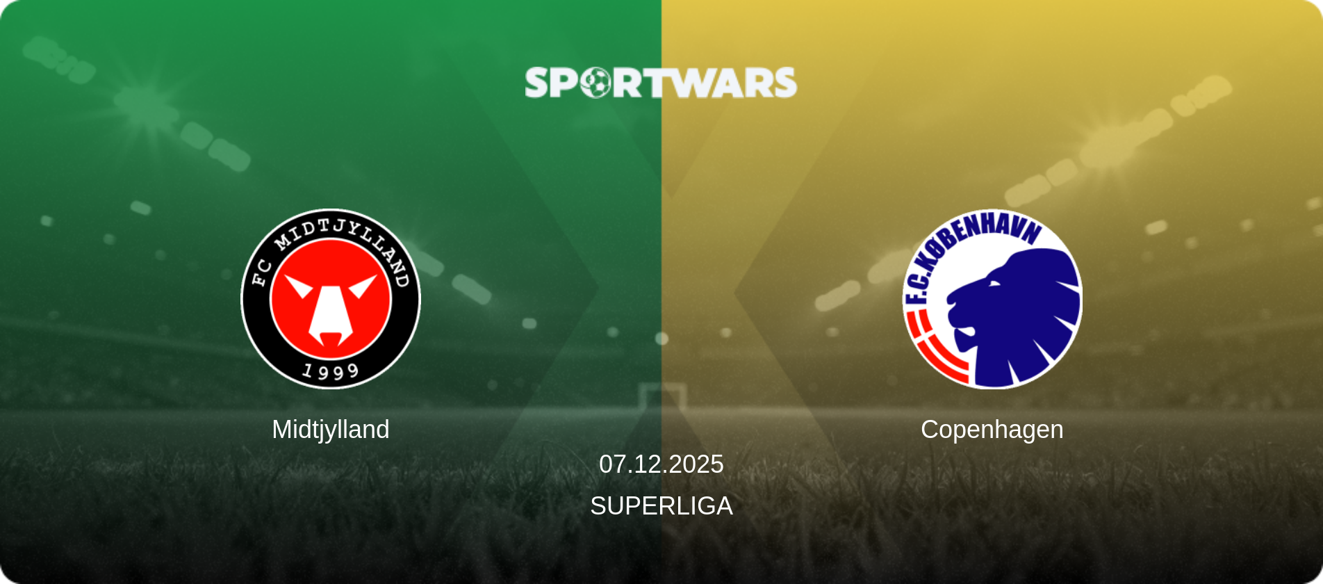 Midtjylland — Copenhagen, 07.12.2025 — Superliga (match preview)
