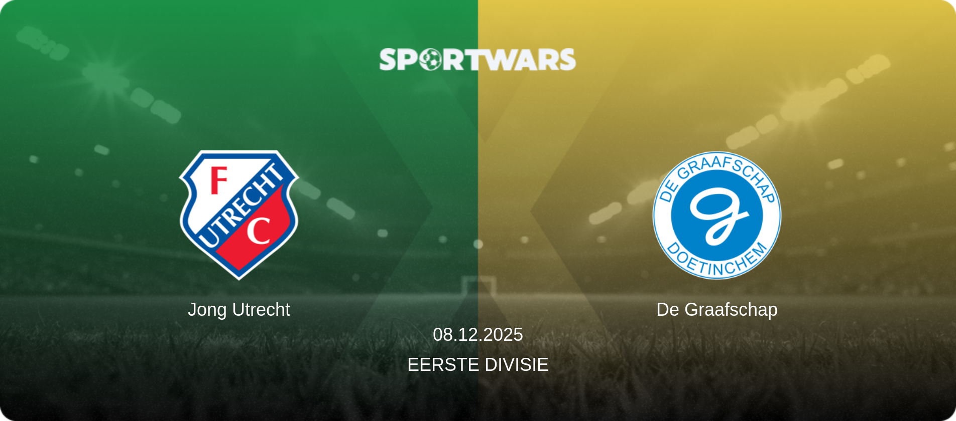 Jong Utrecht — De Graafschap, 08.12.2025 — Eerste Divisie (match preview)