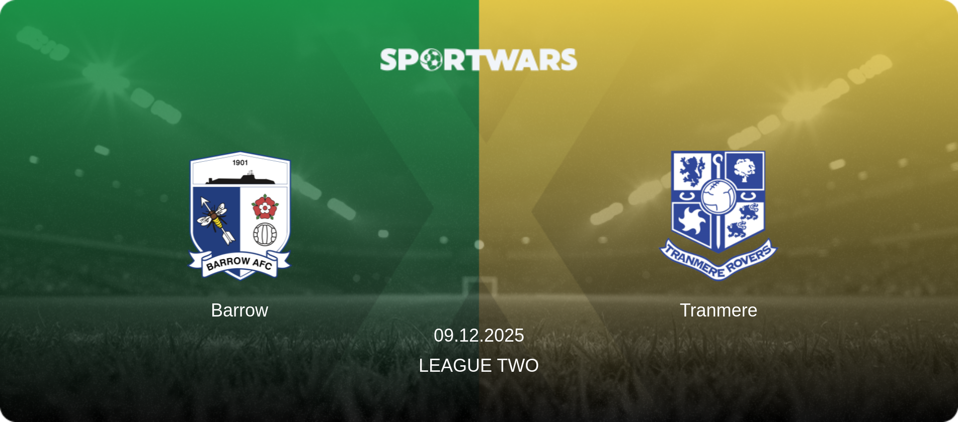 Barrow — Tranmere, 09.12.2025 — League Two (match preview)