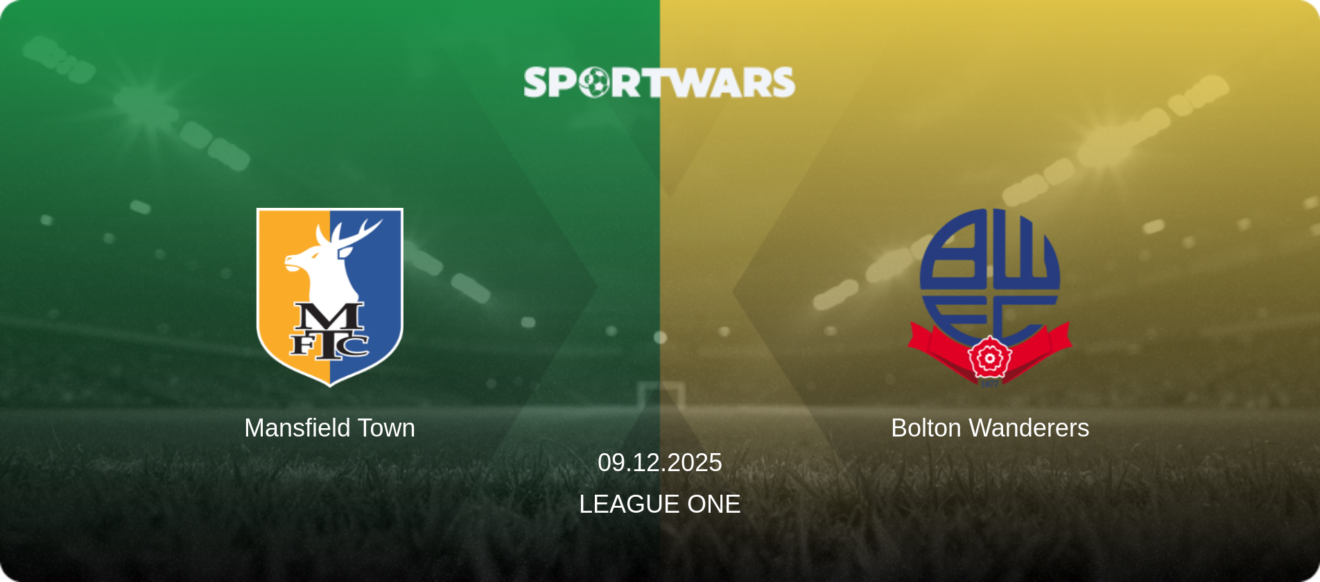 Mansfield Town — Bolton Wanderers, 09.12.2025 — League One (match preview)