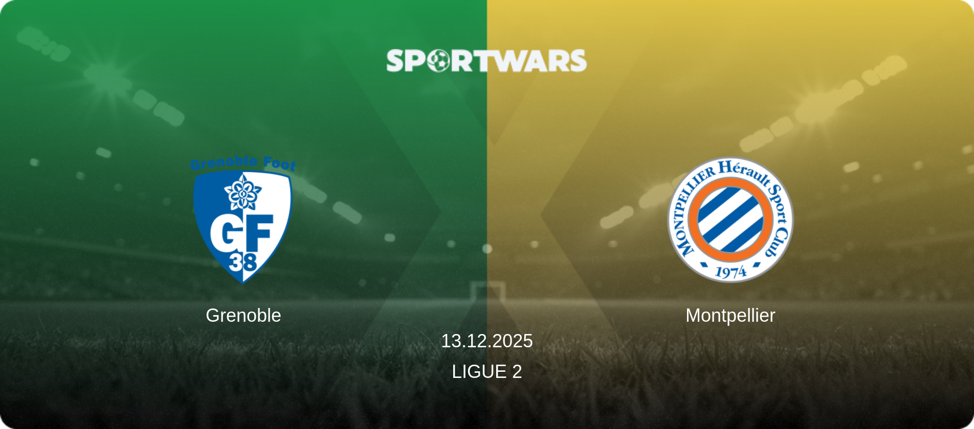 Grenoble — Montpellier, 13.12.2025 — Ligue 2 (match preview)