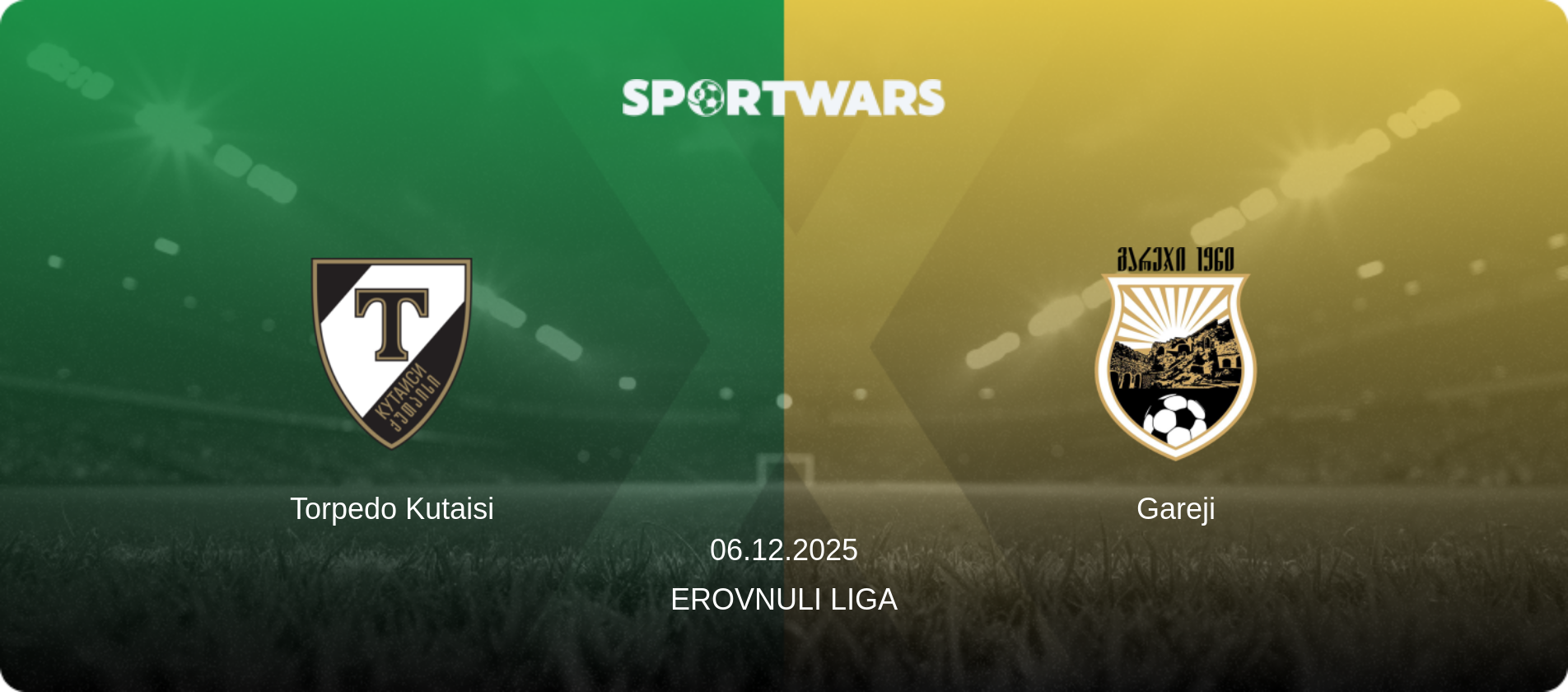 Torpedo Kutaisi — Gareji, 06.12.2025 — Erovnuli Liga (match preview)