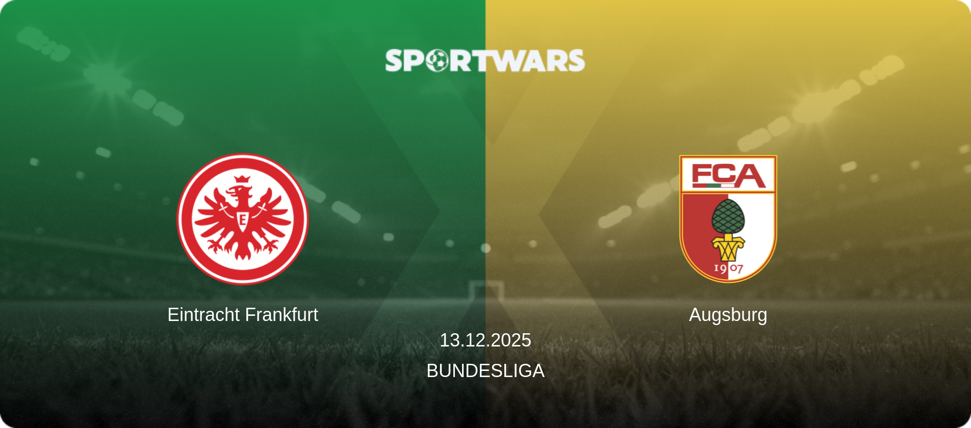 Eintracht Frankfurt — Augsburg, 13.12.2025 — Bundesliga (match preview)